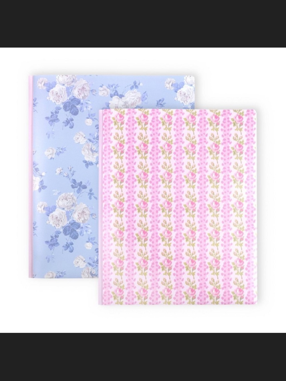 Loveshackfancy Rosettes, Blooming Heirloom2pk Poly Prong Folders set of 2